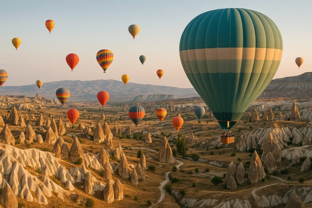 turkije luchtballonnen cappadocië, luchtballon