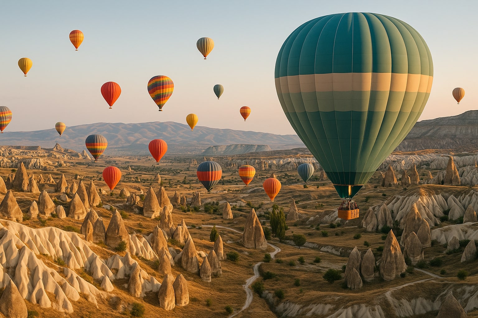 turkije luchtballonnen cappadocië, luchtballon