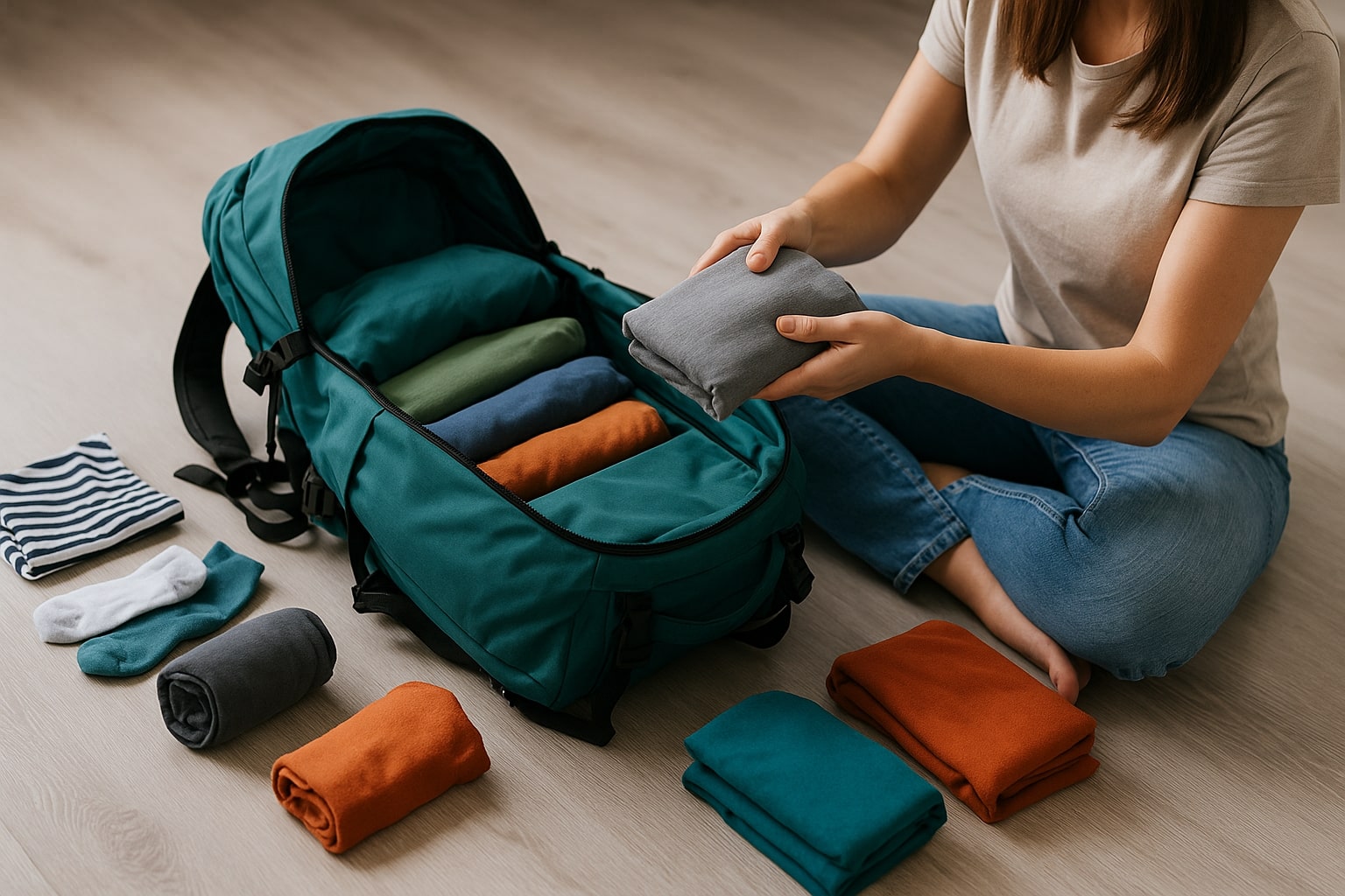 backpack inpakken