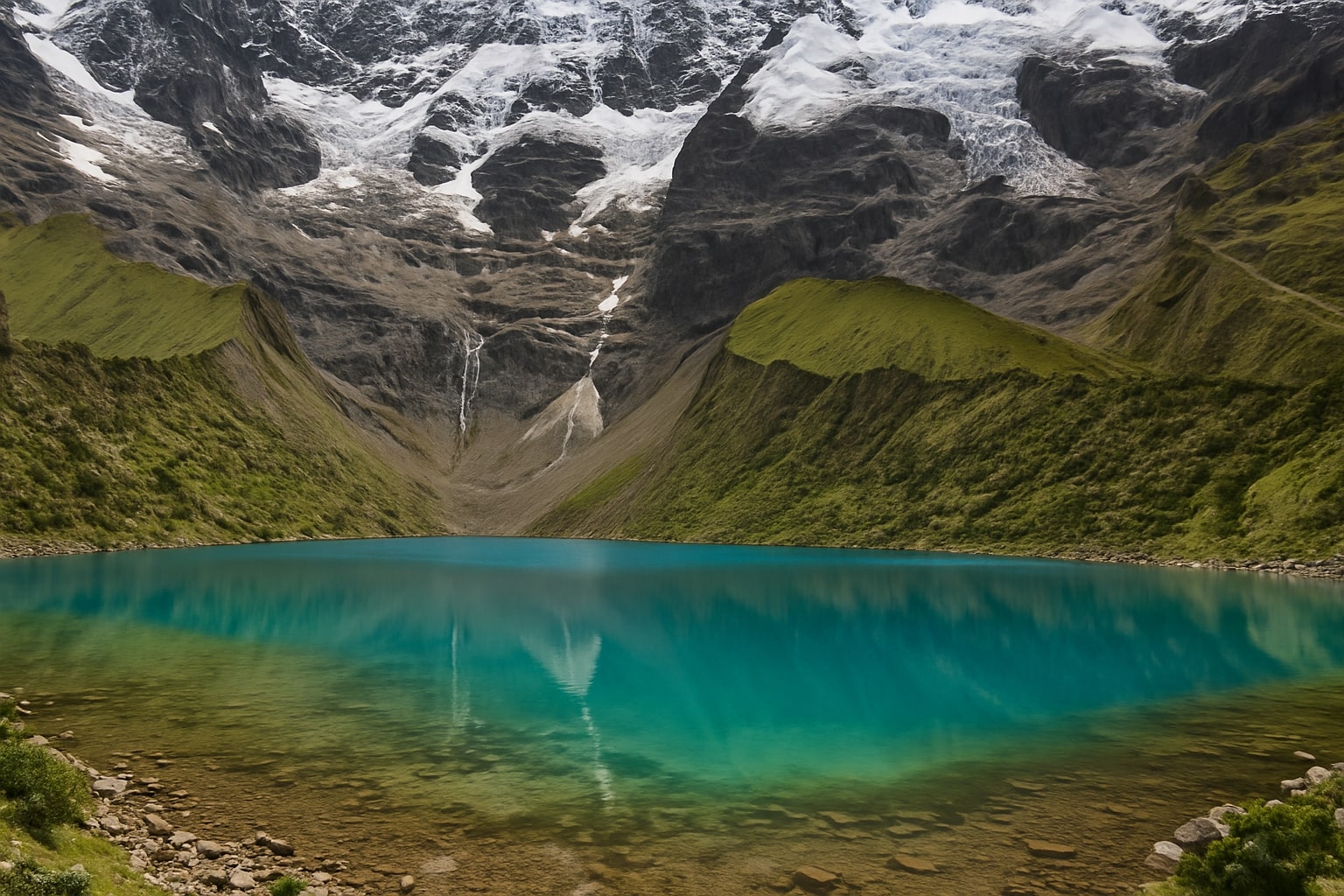humantay lake, humantay