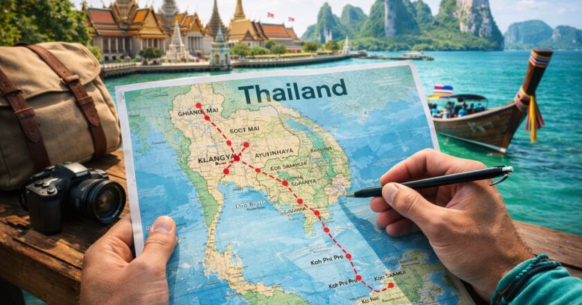 Een doordachte route Thailand plannen voor een reis met balans en vrijheid