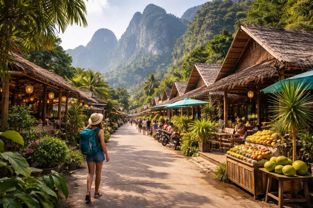 khao sok village, khao sok