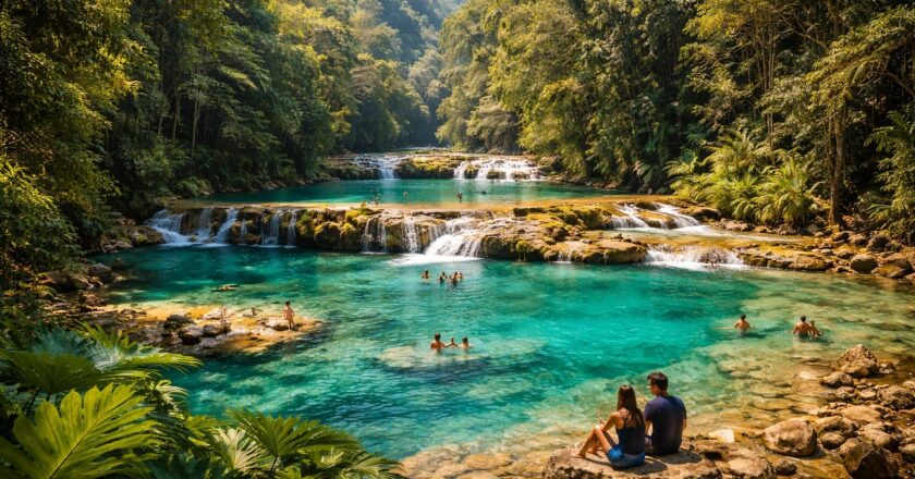 Semuc Champey Guatemala ervaren als natuurwonder van water, jungle en rust