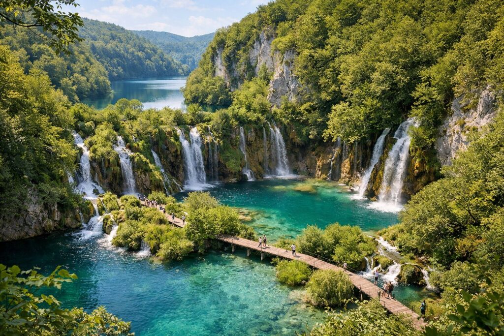 kroatie meren van plitvice, plitvice