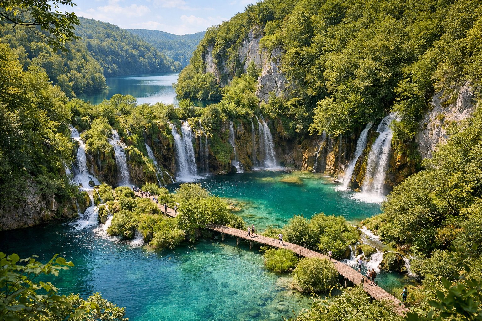 kroatie meren van plitvice, plitvice