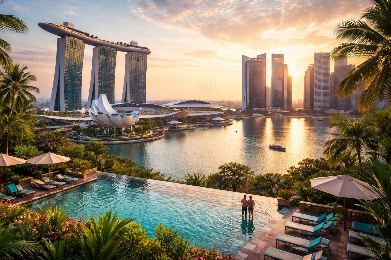 marina bay sands hotel tips en omgeving, marina bay sands